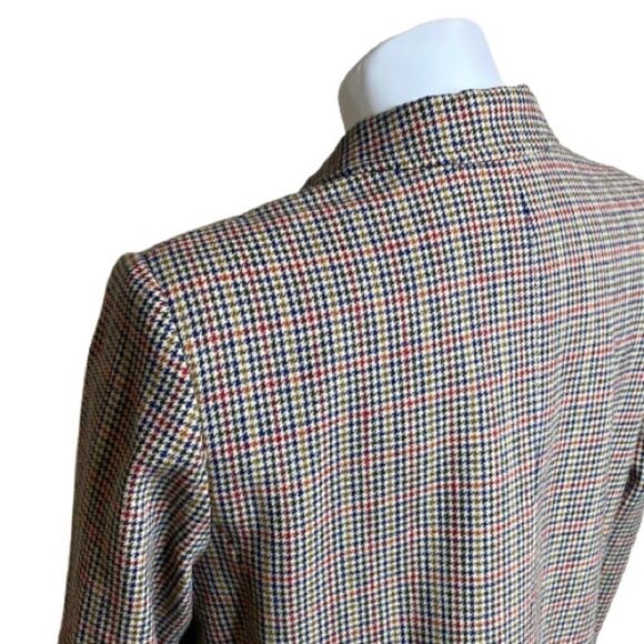 Pendleton originals tan houndstooth wool blazer size MP - Picture 7 of 16